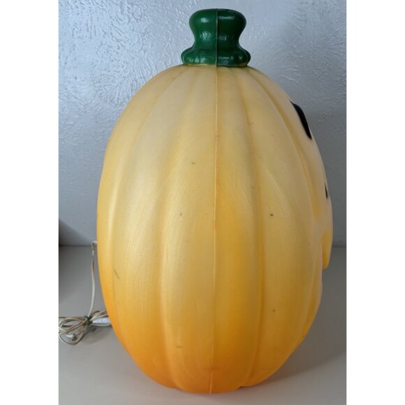 Vintage - General Foam Plastics Jack O' Lantern Pumpkin Large Blow Mold 24" tall - Picture 7 of 13